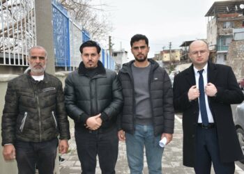 Soldan sağa: Selahattin Gökalp, Zekeriya Gökhan, Muhammet Ali Gökalp, Cemal Atilla Üzel. Fotoğraf: İzmir,(DHA)