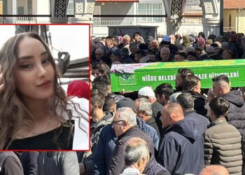 Niğde'de şarampole yuvarlanan otomobilde ölen Aleyna toprağa verildi