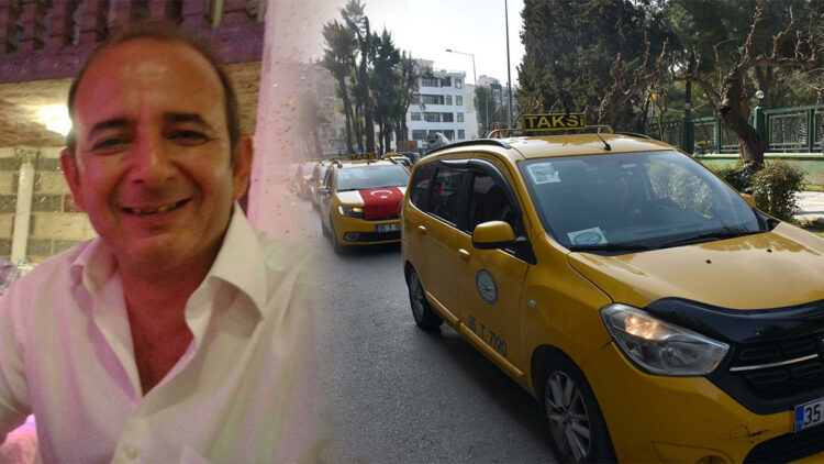 Öldürülen taksicinin meslektaşlarından konvoylu tepki