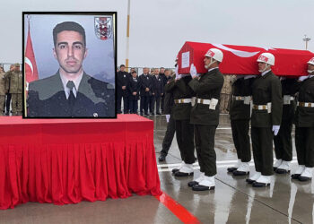 Şehit asker için Iğdır'da uğurlama töreni