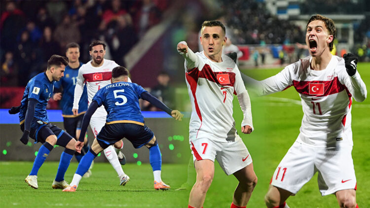 Türkiye Dünya Kupasına adım attı; Türkiye-Kosova maçı: 1-0 bitti