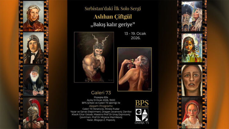 Belgrad’da Türk Sanatı Rüzgârı: Aslıhan Çiftgül sergisi açıldı