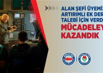 Bir-Sen: Alan şefi öğretmenin artırımlı ek ders taleplerinde mahkeme lehine sonuçlandı