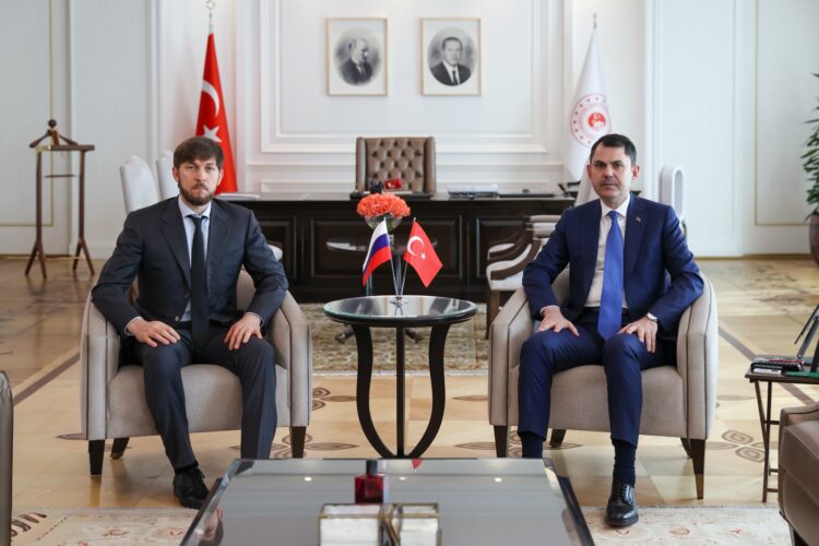 Bakan Kurum, Rusya İklim Değişikliği Özel Temsilcisi Edelgeriyev ile görüştü