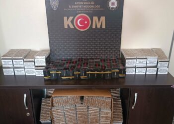 Aydın'da 24 bin dolu makaron ele geçirildi