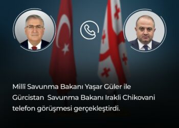 Bakan Güler, Gürcistan Savunma Bakanı Chikovani ile telefonda görüştü