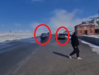 Kara yolunda yarış yapan sürücülere ceza; o anlar kamerada