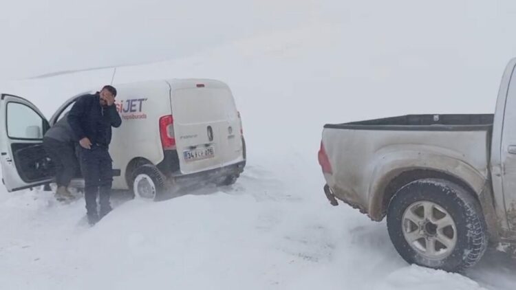 Kars’ta tipi ve buzlanma