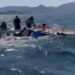 Bodrum'da balıkçı teknesi yarı batık bulundu; 7 kişi kurtarıldı