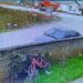 Kamyonetle çarpışan motosikletteki 2 kişi yaralandı; kaza anı kamerada