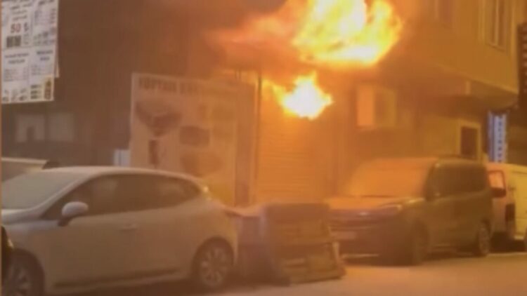 Kağıthane’de iş yerinde yangın çıktı patlama yaşandı: Simitçilikten geldik yine devam ederiz