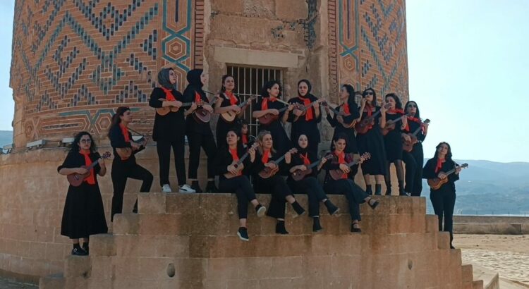 12 bin yıllık Hasankeyf’te kadınlardan ukuleleli 8 Mart etkinliği