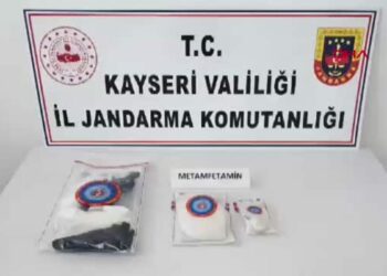 Kayseri'de 1 kilo uyuşturucu ile yakalanan şüpheli gözaltına alındı
