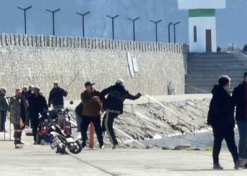 Limanda balıkçıların kavgası kamerada