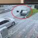 Otomobilin çarptığı 2 yaya yaralandı; o anlar kamerada