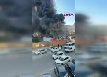 Arnavutköy'de iftar çadırında yangın -1