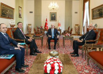 Kurtulmuş, TDT Genel Sekreteri Omuraliev’i kabul etti