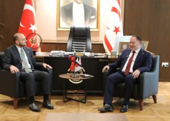 KKTC Cumhuriyet Meclisi Başkanı Öztürkler, MÜSİAD heyetini kabul etti