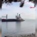 Çanakkale Boğazı’nda makine arızası yapan dökme yük gemisi karaya oturdu