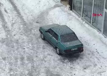 Kars'ta kar yağışı etkili oldu