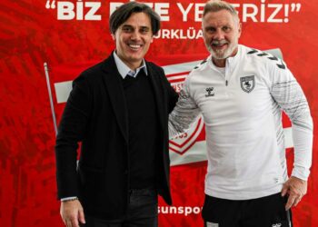 A Milli Takım Teknik Direktörü Montella, Samsunspor’u ziyaret etti