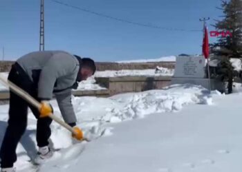 Şehit kabirleri için temizlik seferberliği