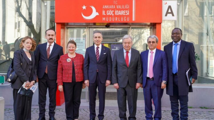 Birleşmiş Milletler Genel Sekreteri Guterres, Ankara İl Göç İdaresi Müdürlüğünü ziyaret etti