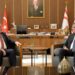 KKTC Cumhurbaşkanı Erhürman, Gençlik ve Spor Bakanı Osman Aşkın Bak'ı kabul etti