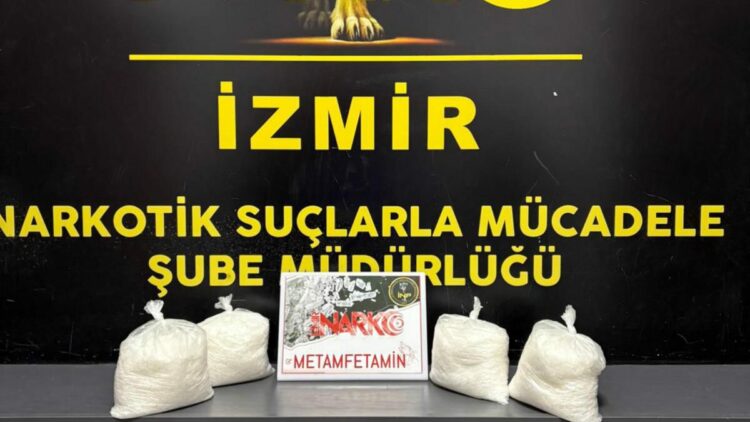 Kargo firmasına operasyon; 9 kilo metamfetamin ele geçirildi