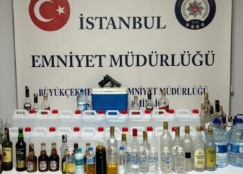 Büyükçekmece'de sahte içki operasyonu