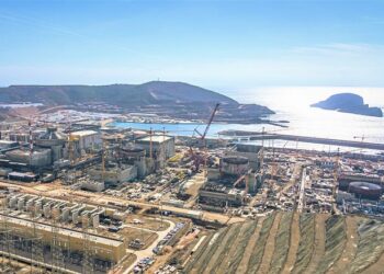 Akkuyu NGS’nin 4’üncü Güç Ünitesi’nde reaktör şaftının yapısal bileşeni monte edildi