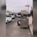 Kızıltepe’de cip, kendisine çarpan otomobilin üstüne çıktı