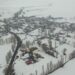 Kars’ta kar kalınlığı yarım metreyi geçti, köyler havadan görüntülendi