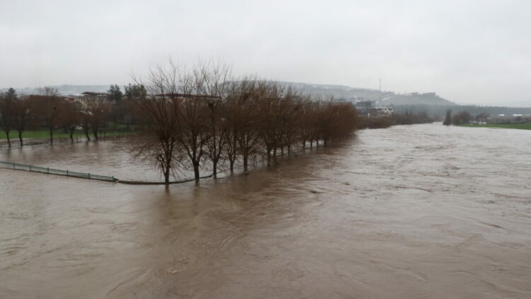 Diyarbakır’da sağanak sonrası dereler taştı, tarım arazilerini su bastı