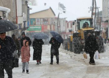 Karlıova'da 25 köy yolu ulaşıma kapandı