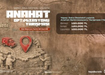 ‘Yapay Zeka Destekli Lojistik Anahat Optimizasyonu Yarışması’na başvurular başladı