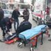 Motosiklet sürücüsü kazada yaralandı