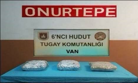 MSB: Van hudut hattında 4 kilo 60 gram uyuşturucu ele geçirildi