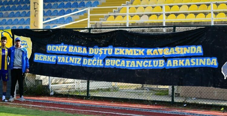 Babasını kaybeden Bucasporlu Berke'ye taraftar morali