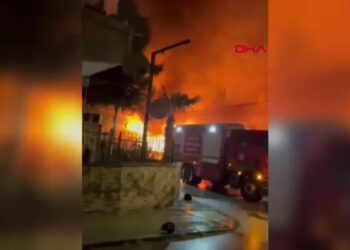 Sakarya'da ahşap ev küle döndü