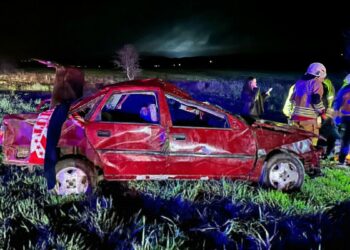 Takla atan otomobildeki 1 kişi öldü, 1'i ağır 3 kişi yaralandı