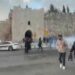İsrail polisinden namaz kılmak için toplanan Filistinlilere müdahale
