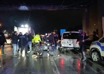 Şiddet uyguladığı kadını öldürüp, polise tabanca doğrultan şüpheli vurularak yakalandı