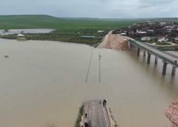 Diyarbakır’da sağanak; Ambar Çayı taştı, yol ve tarlalar sular altında kaldı