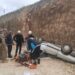 Otomobil, 8 metreden uçtu: 1 ölü, 1 yaralı