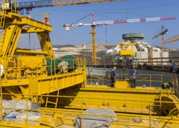 Akkuyu NGS’nin ikinci güç ünitesinde kutup vinci kuruldu