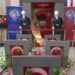 Atık malzemelerden şehitlik anıtı