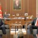 KKTC Cumhurbaşkanı Erhürman, TBMM Milli Savunma Komisyonu Başkanı Akar’ı kabul etti