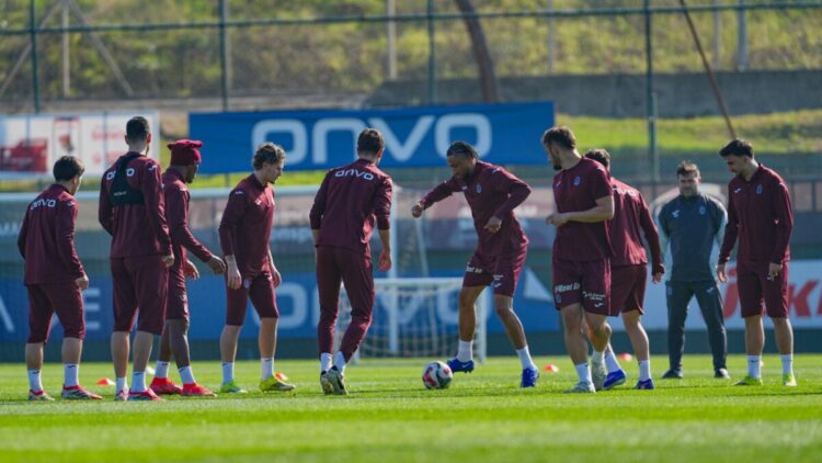 Trabzonspor, Galatasaray maçı hazırlıklarını sürdürdü