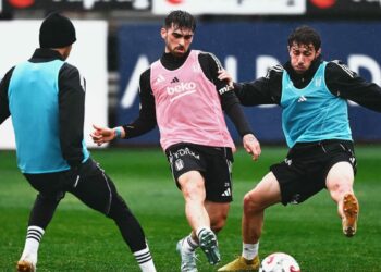 Beşiktaş, günü çift antrenmanla tamamladı